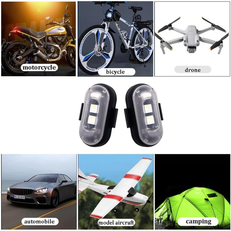 RGB Led Aircraft Strobe Light（Remote Wireless ）
