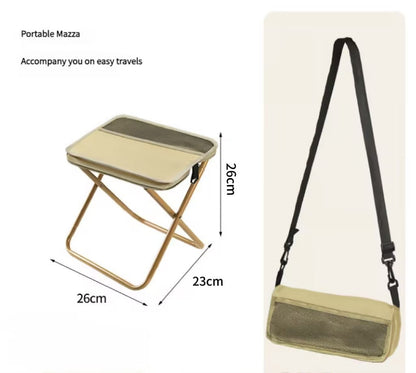 🔥HOST SALES 49% OFF🔥Portable Stool for Mountaineering and Hiking, Foldable Stool with Carrying Bag