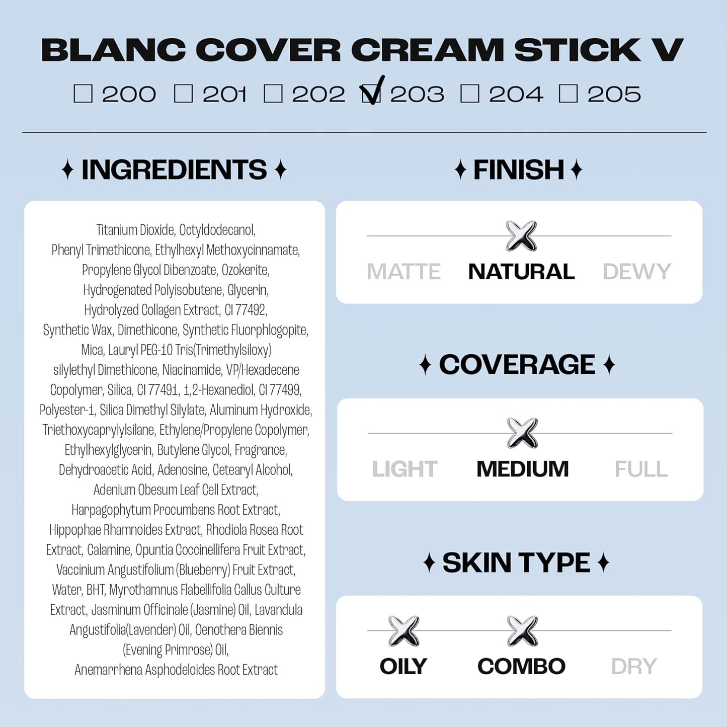 🎁🎉Meet the ELROEL Blanc Cover Stick V — Your All-in-One Beauty Essential!