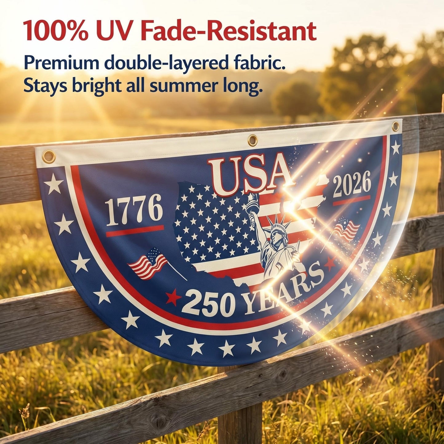 🖼️100% Veteran Owned / Handcrafted in USA-250th Anniversary Banners