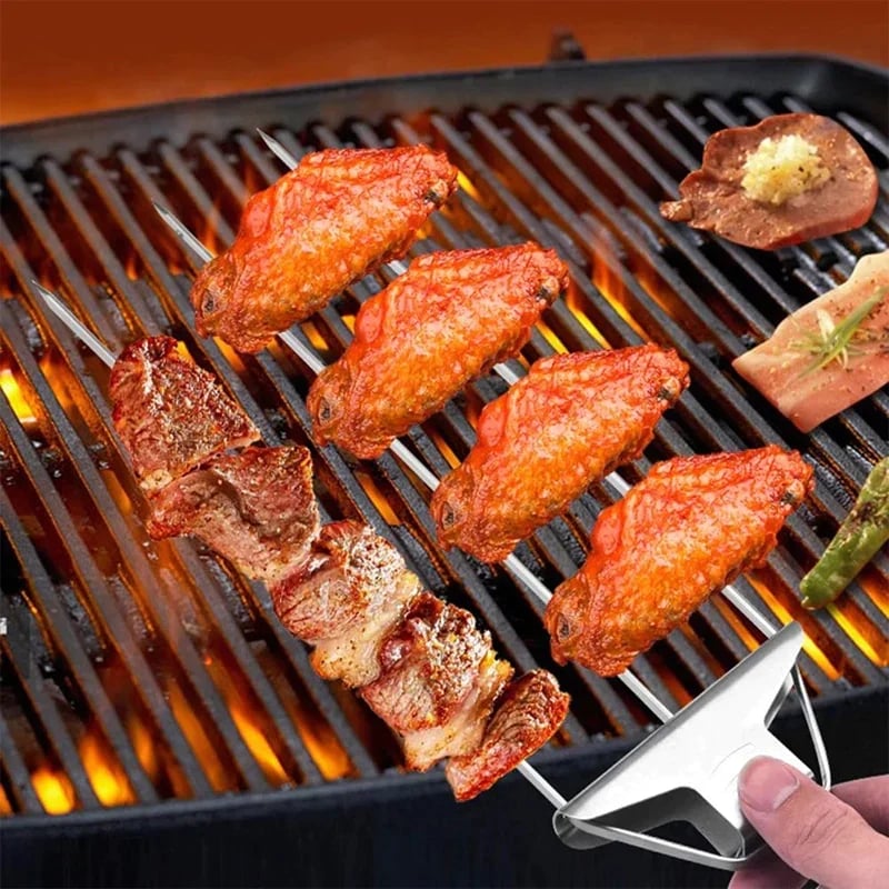 🔥49% OFF NOW - 3 Way Grill Skewers - GrillSavant