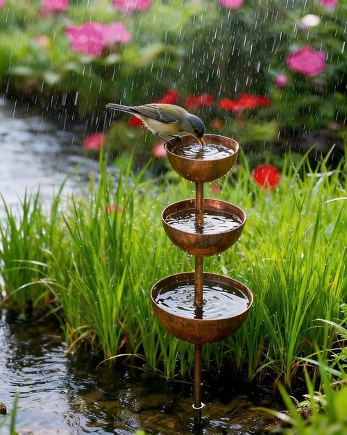 Hot Sale 50% Off 🌧️ Rain Catcher - Plant Support🐦 Metal Garden Ornament