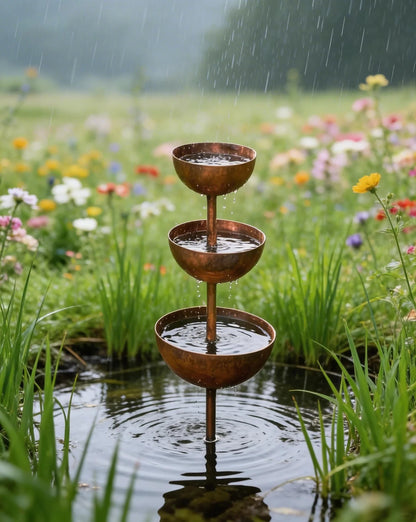 Hot Sale 50% Off 🌧️ Rain Catcher - Plant Support🐦 Metal Garden Ornament