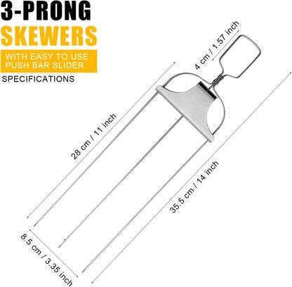 🔥49% OFF NOW - 3 Way Grill Skewers - GrillSavant
