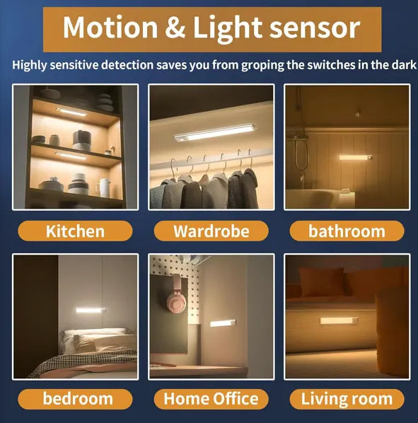🔥 Last Day! Buy 1 Get 1 FREE – Smart Sensor Magnetic LED Lights