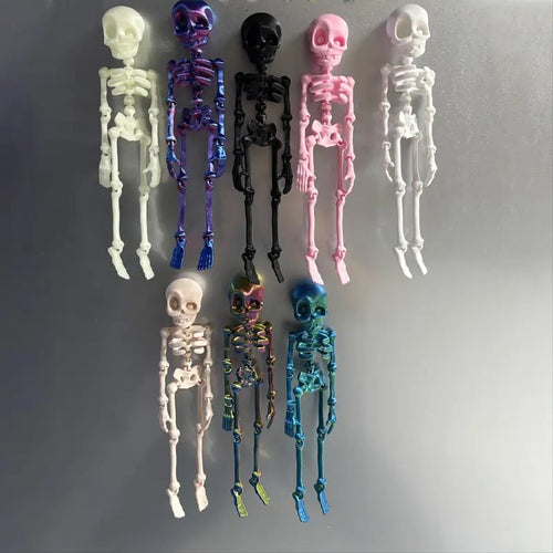 3D Printed Vintage Skeleton Magnetic Figurine 🎃