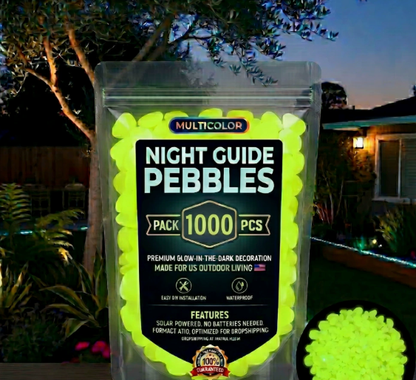 ⏰Hot Sale- 2026 Colorful Glow-in-the-Dark Garden Stones Night