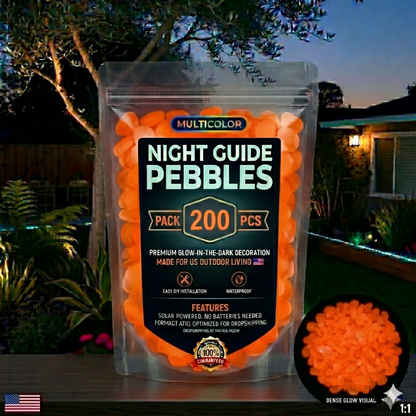 💥LAST DAY SALE 50%OFF💥Colorful Glow-in-the-Dark Garden Stones
