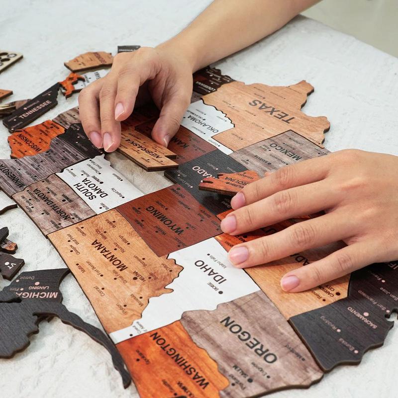 The United States  Map Puzzle Full Packed