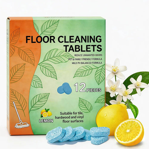 🔥Last Day Buy 1 Get 1 Free Promotion!⭐-Efficient Floor Cleaning Tablets: Multi-Surface Solution (Lemon Scent)