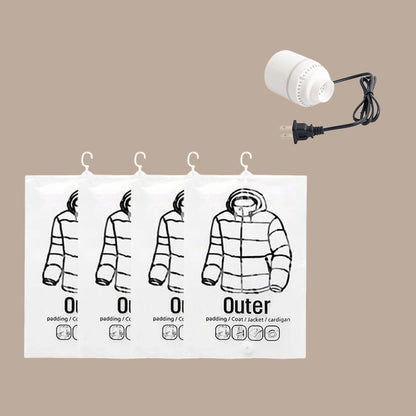 ⏳🔥Hanging Vacuum Storage Bags -Reclaim your closet!