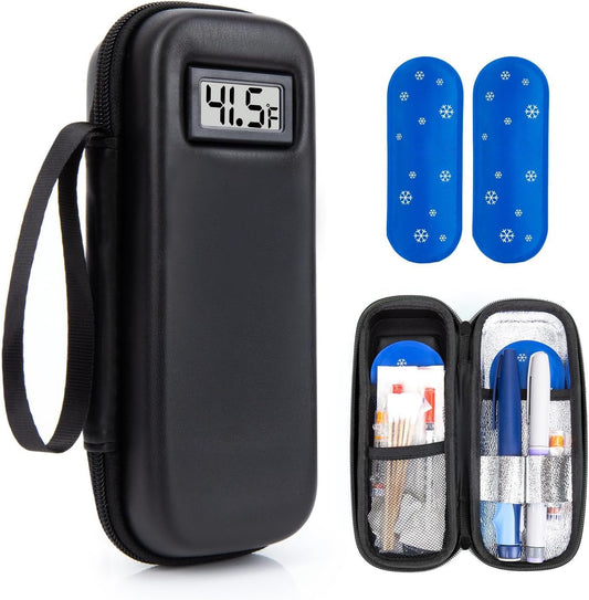 🔥Last Day of Promotion - 49% OFF🔥Insulin Cooler Travel Case with Temperature Display