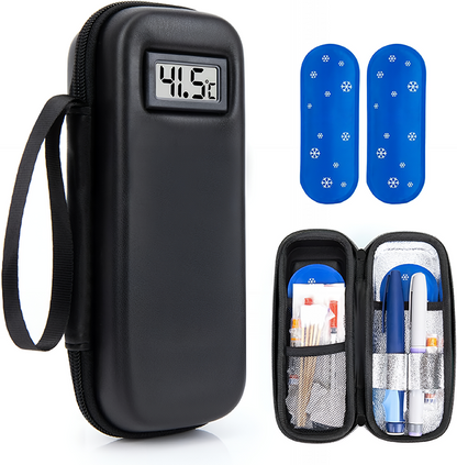 🔥Last Day of Promotion - 49% OFF🔥Insulin Cooler Travel Case with Temperature Display