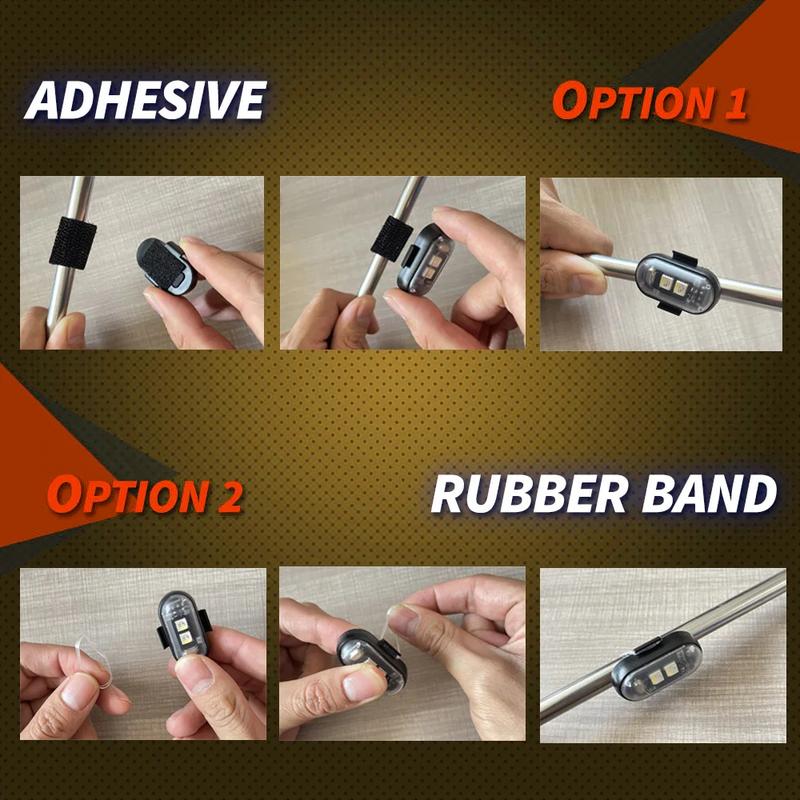 RGB Led Aircraft Strobe Light（Remote Wireless ）