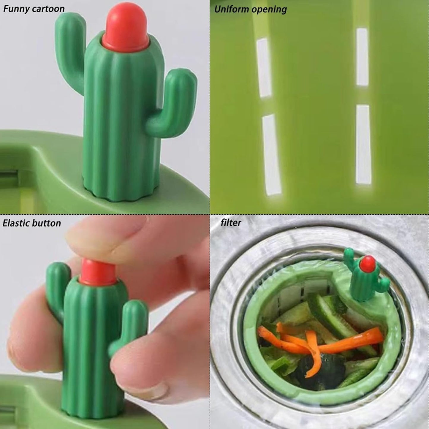 Cactus Kitchen Automatic Dumping Sink Filter
