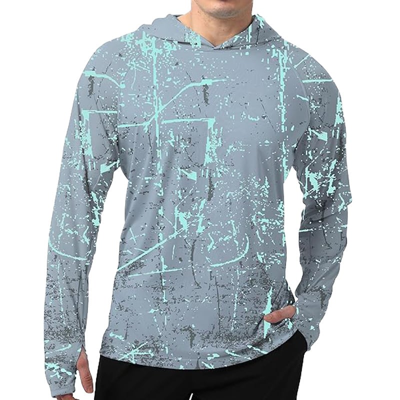 🏆Flash Sale⚡ 50K+ SOLD! Almost Gone-💥🔥Men's UPF 50+ Hooded Sun Protection Fishing Sauna Shirts,Best Gifts