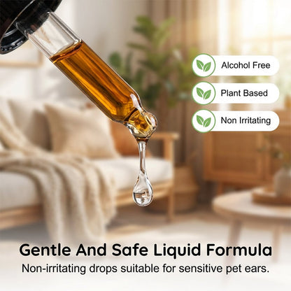 👂Natural Dog & Cat Ear Drop for Itching & Wax Build-Up🐱🐕