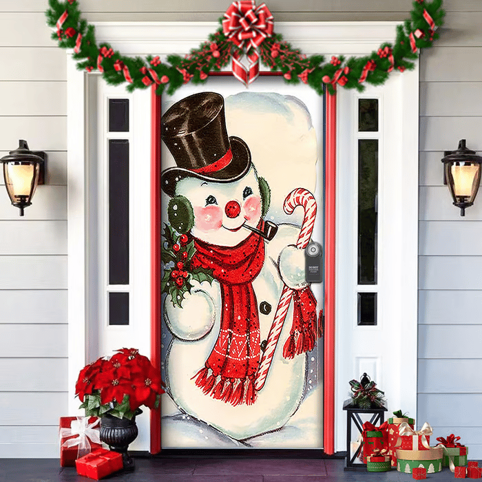Last day 50% OFF🌟2025 Christmas and Halloween front door decoration