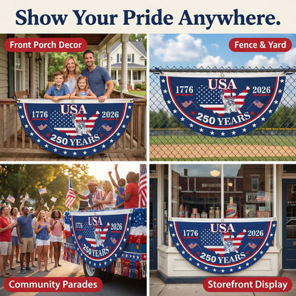 🖼️100% Veteran Owned / Handcrafted in USA-250th Anniversary Banners
