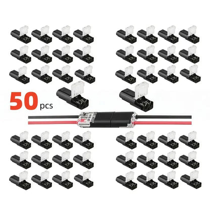 ⚡Stop Soldering! 2 Pin Double-Wire Plug-in LED Light Strip Connectors