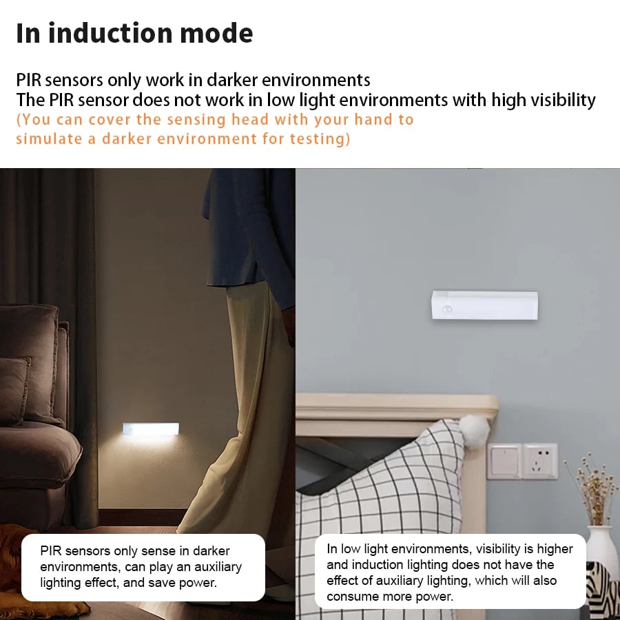 🏡💡Punch-Free Smart Magnetic Motion Sensor Rechargeable LED Light