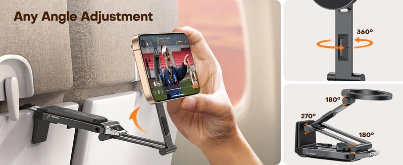 🔥Last Day 49% OFF🔥MagSafe-Compatible 4-in-1 Travel Tripod & Clamp Mount