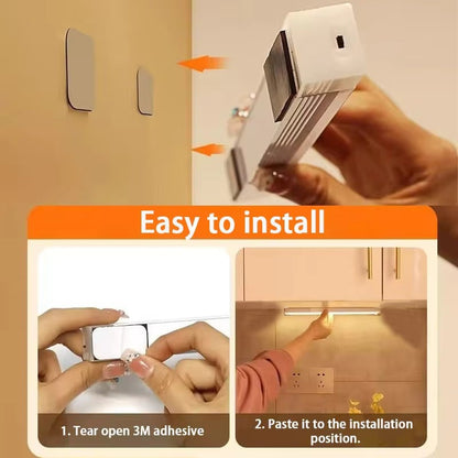🏡💡Punch-Free Smart Magnetic Motion Sensor Rechargeable LED Light