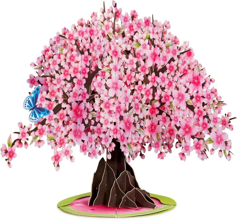 Everlasting 3D Flower Pop-Up Card – Valentine’s Day Keepsake Gift