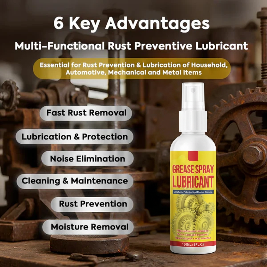Anti-Rust Lubricant Spray & Rust Remover