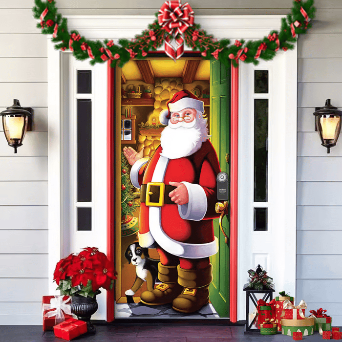 Last day 50% OFF🌟2025 Christmas and Halloween front door decoration