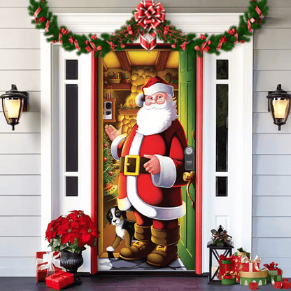 Last day 50% OFF🌟2025 Christmas and Halloween front door decoration