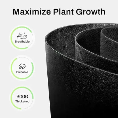 5-Pack 5 Gallon Grow Bags – Heavy Duty Aeration Fabric Pots with Handles for Vegetables, Flowers & Fruits 🪴