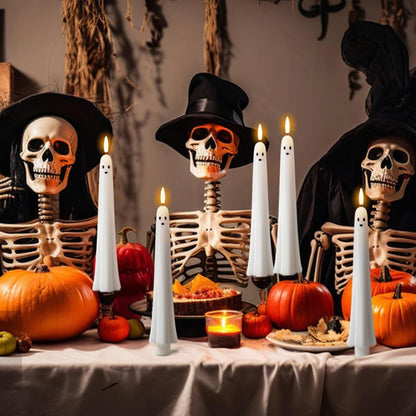 ?50K+ SOLD! Almost Gone ?Ghost Flameless Taper Candles with Remote and Timer