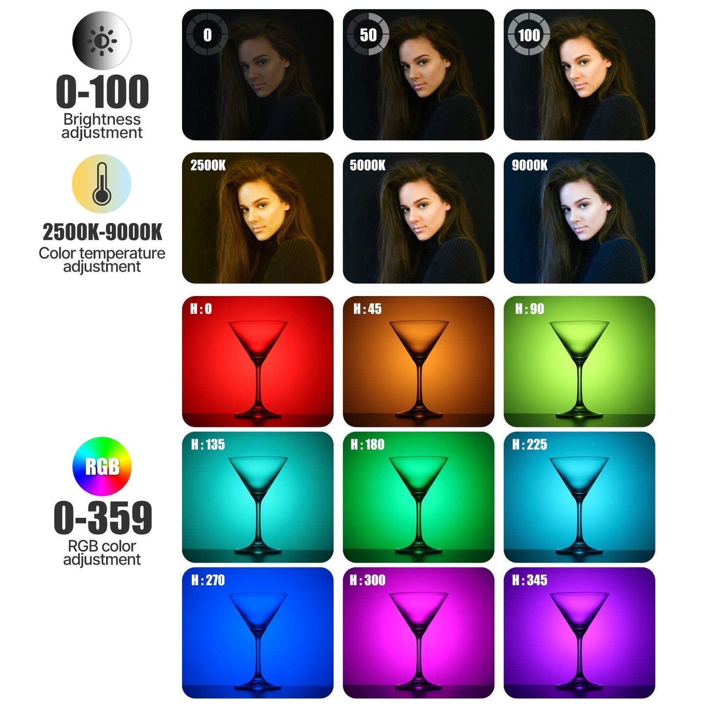 💥LED Camera Light
