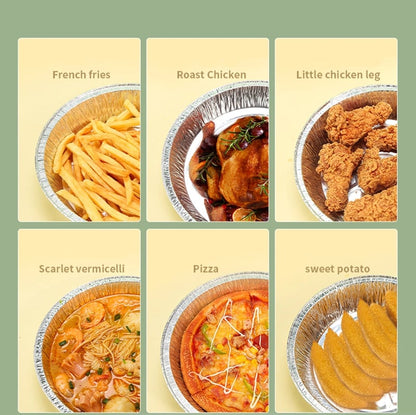 50-Piece Reusable Aluminum Foil Cooking Basket Inserts