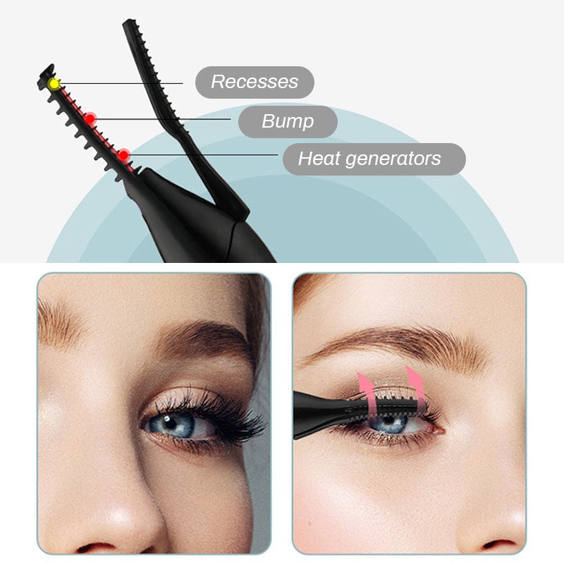 ?Electric Eyelash Curler for Instant Glam Blink & Dazzle! ️