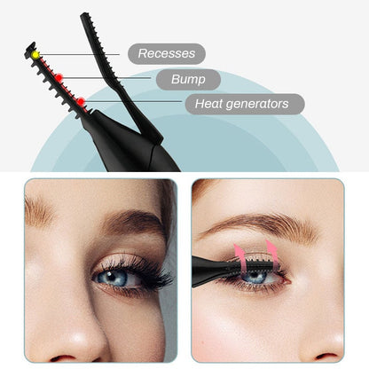 ?Electric Eyelash Curler for Instant Glam Blink & Dazzle! ️