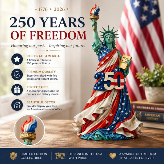 US 1776–2026 Liberty Statue™ 🗽 Celebrate 250 Years of Freedom in Bold American Style 🔥