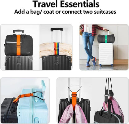 💥Last Day 70% OFF 🧳 Multi Use Strong Adjustable Luggage Connector Straps