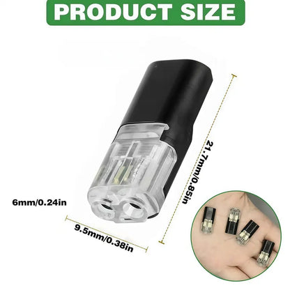 ⚡Stop Soldering! 2 Pin Double-Wire Plug-in LED Light Strip Connectors