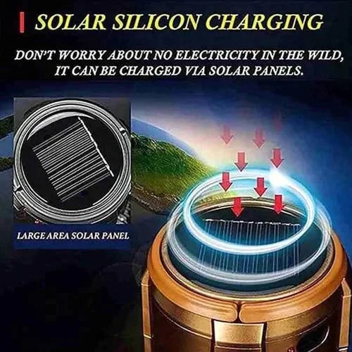 🔥🎁Hot Sale 50% OFF🎁🔥Portable LED Camping Lantern With Fan