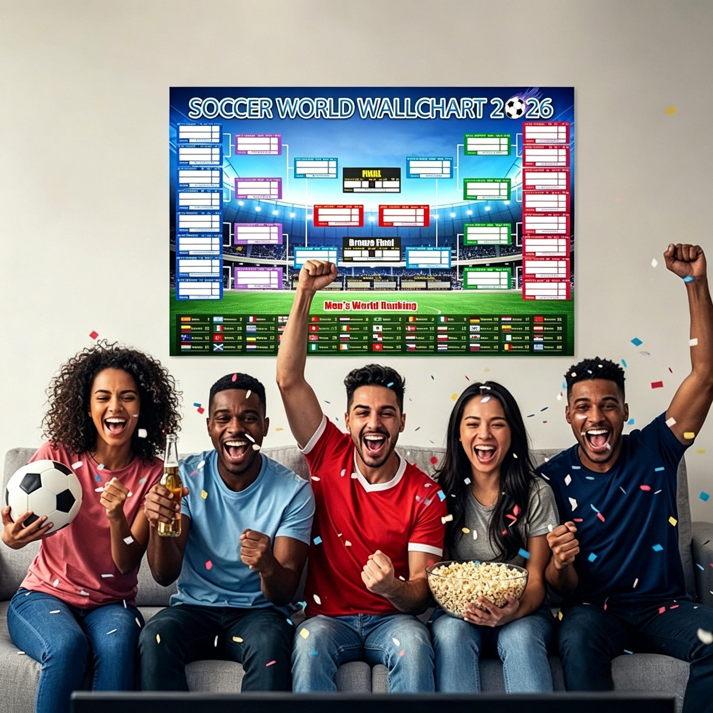 🔥Last Day 50% OFF - 🗓️ ⚽ 2026 World Cup Poster Set – Don't Miss a Match!