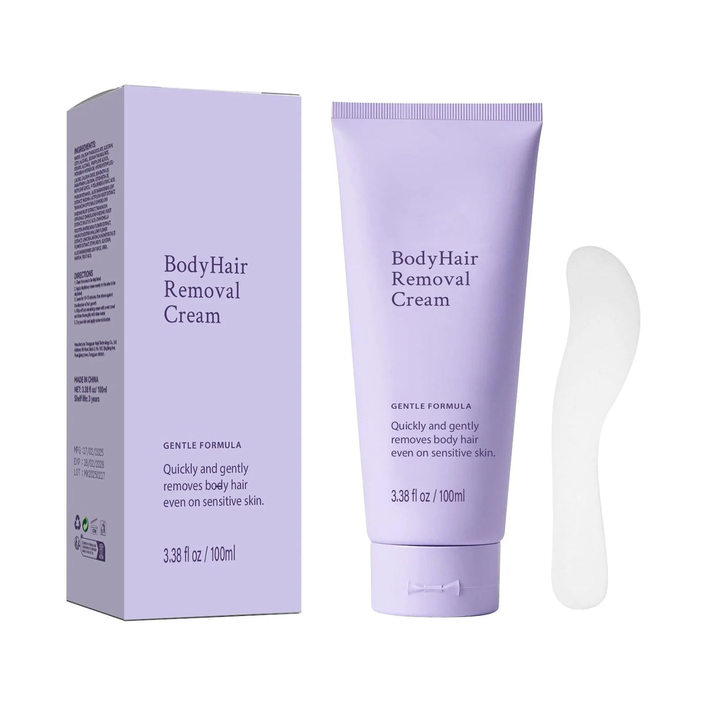 💜Buy 1 Get 1 FREE – Gentle & Painless Hair Removal Cream for Face & Body