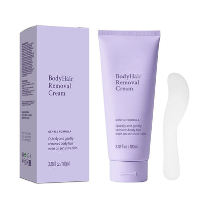 💜Buy 1 Get 1 FREE – Gentle & Painless Hair Removal Cream for Face & Body