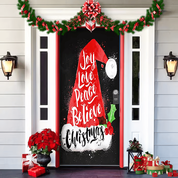 Last day 50% OFF🌟2025 Christmas and Halloween front door decoration