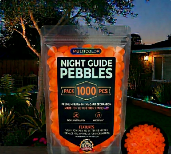 ⏰Hot Sale- 2026 Colorful Glow-in-the-Dark Garden Stones Night