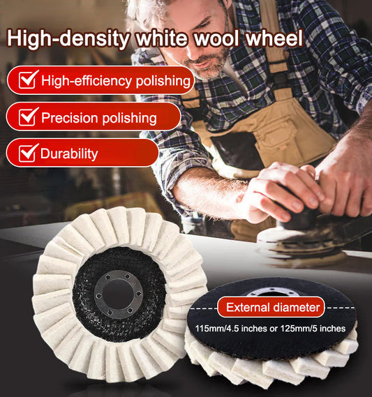 🛠️Hot Sale 50% Off | Century-Old Craft Wool Felt Flap Wheel - Sanding & Fine Finishing