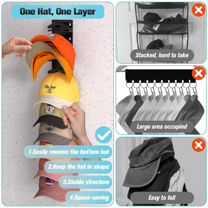 🧢 Hat Organizer for Baseball Caps