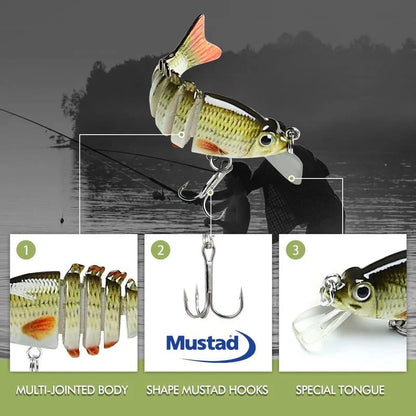 🐟Lifelike Fishing Lures for Freshwater and Saltwate