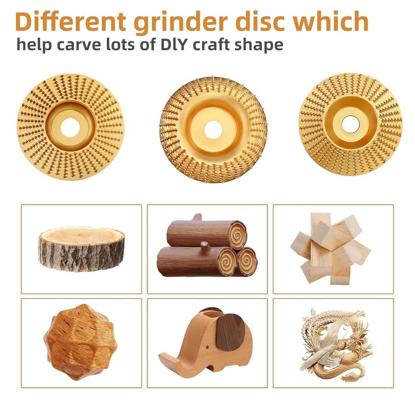 🎉Limited Edition $19.99, Only 100 Sets Left! 🛠️3PCS Wood Carving Disc Set
